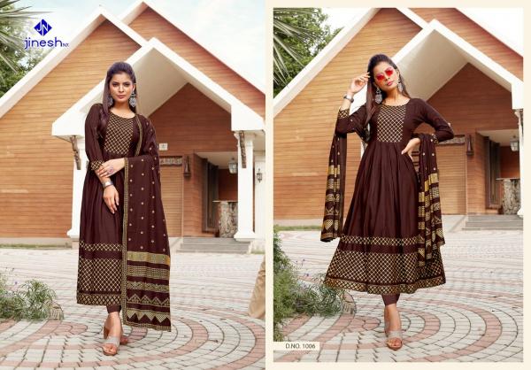 Jinesh Nx Akansha 1 Rayon Designer Kurti With Dupatta